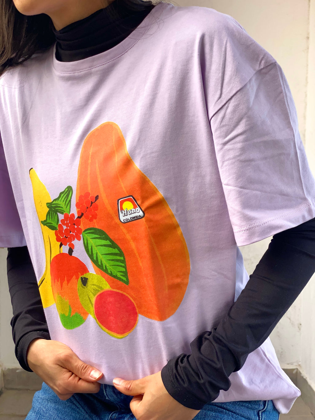 Papaya Tee- Lavender
